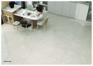 Dalles de carrelage en porcelaine brillante 600x1200, finition marbre sans joint, revêtement de sol intérieur haut de gamme - Product Image 5