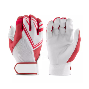Wholesale Professional PU/<b>PVC</b> Leather Baseball Batting <b>Gloves</b> with Custom Logo for Match and Catching Factory Price - Product Image 2
