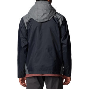 Veste coupe-vent en polyester 100% pour hommes, veste de pluie d'été coupe-vent et imperméable grande taille personnalisée, prix de gros - Product Image 2