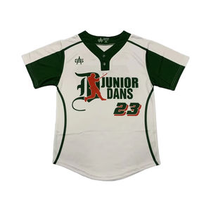 Offre Spéciale personnalisé 100% polyester maillot de baseball raglan chemise boutonnée pour les joueurs de baseball et de softball - Product Image 1