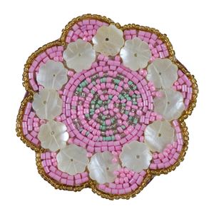 Funny Faces Glass <b>Beaded</b> <b>Coaster</b> Specially Design for Kids Colorful Affordable Price Use for Table Decors in Home and Hotels - Product Image 3