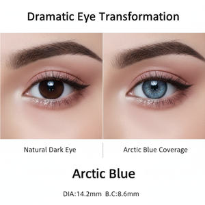 กล่องใส่คอนแทคเลนส์พิมพ์ลายตามสั่ง พร้อมบรรจุภัณฑ์ถุง OPP รองรับ OEM/ODM โรงงานผลิตคอนแทคเลนส์สี ผลิตในประเทศจีน - Product Image 3