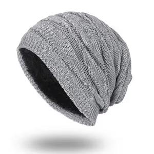 Venta al por mayor Gorros de invierno Sombreros de punto suaves y cálidos para hombres y mujeres a granel Sombreros Jacquard 100% Lana Unisex - Product Image 4