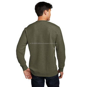 Personalizado serigrafiado de punto 80% Algodón 20% poliéster manga larga polar sudaderas básicas mezcladas sudaderas - Product Image 5