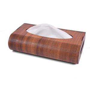 Restaurant Table Tissue <b>Holder</b> Wooden <b>Napkin</b> <b>Holder</b> for Cafe Hotel Room Tissue Box - Product Image 2