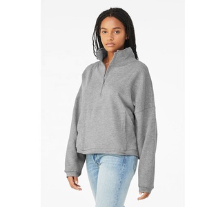 Pull-over Bella + Canvas Sponge Fleece Half-Zip Sweatshirt Heather Pullover Ladies' Half-Zip Pullover Sweatshirt - Product Image 1