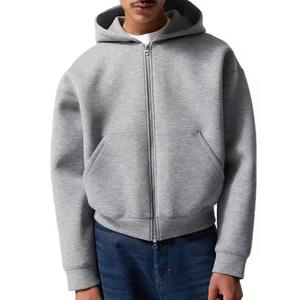 Wholesale Zip up Hoodies Streetwear Personalized <b>Fur</b> <b>Hoodie</b> for Men - Product Image 5