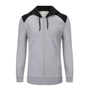 Ensembles de survêtement en molleton de coton et polyester de haute qualité pour hommes, jogging gris coupe-vent et respirant réversible avec logo personnalisé - Product Image 5