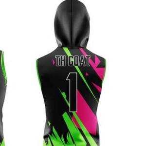 เครื่องแบบฟุตบอลอเมริกันแบบระเหิดผ้าโพลีเอสเตอร์คุณภาพสูงชุด7v7รัดรูประบายอากาศได้ดี - Product Image 4