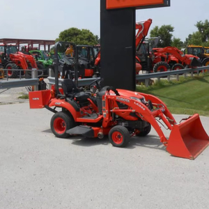 Para Mini Tractor BX1880 de 18 HP para Uso Agrícola con Motor, Caja de Cambios, Bomba, Cortadora de Césped y Retroexcavadora - Product Image 1