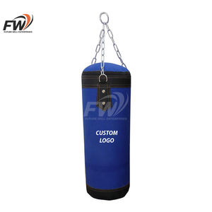 Saco de Boxeo de Cuero con Cadena de Alta Calidad, Saco de Boxeo Profesional para Entrenamiento de Boxeo y Kickboxing - Product Image 1