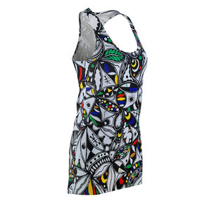 Orisun VI abito da donna con taglio cucito Racerback motivo floreale in tinta unita elegante formale personalizzato con cerniera al ginocchio disponibile XS S XL XL - Product Image 3
