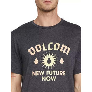 เสื้อยืดวินเทจลายกราฟิก <span class=keywords><strong>Volcom</strong></span> สำหรับผู้ชาย ทรงหลวม ผ้าเจอร์ซีย์หนา 280 กรัม สีดำ ไซส์เล็ก - Product Image 2