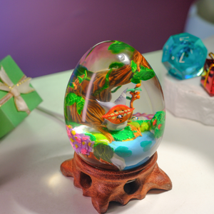 <b>Lamp</b> custom resin, Snolax <b>lamp</b> resin, custom night light, po.ke.mon <b>lamp</b> epoxy, art deco <b>lamp</b>, Personalized gift, Handmade gift - Product Image 3