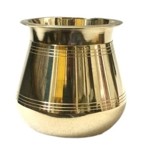 ทองเหลือง lota สำหรับ Puja สำรวจทองเหลือง Kalash สำหรับ pooja lota ศักดิ์สิทธิ์ - Product Image 1