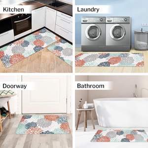 พื้นปูพื้นแบบกำหนดเอง ทนทาน ป้องกันความเมื่อยล้า ให้ความสบายยาวนาน ผลิตจาก PVC หนังลายดอกไม้ ด้านนอกบุด้วยโฟม SBR ด้านใน - Product Image 6