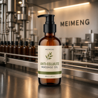 Huile de massage anti-cellulite à marque privée 100 ml, huile de massage corporelle botanique OEM ODM pour spa et soins quotidiens du corps
