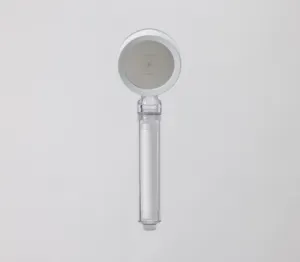 ראש מקלחת מסונן LAB900 ראש מקלחת עם מסנן כדורי משקעים וקרמיקה, סינון 3 שלבים, תוצרת קוריאה מבית המעבדה למים