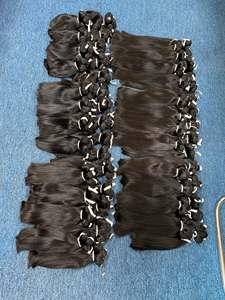 ผมเวียดนามแท้ขายส่ง 100 กรัม ผมบริสุทธิ์กัมพูชาแบบเส้นเดียวสำหรับต่อผม - Product Image 5