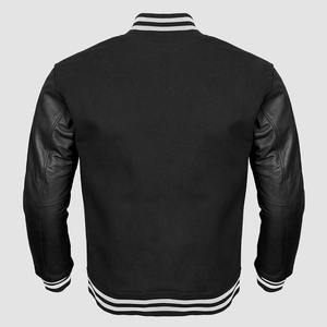 OEM personnalisé nouveau design hiver 100% laine broderie polaire lettre bombardier Latterman Varsity veste manteaux pour hommes 2026 - Product Image 6