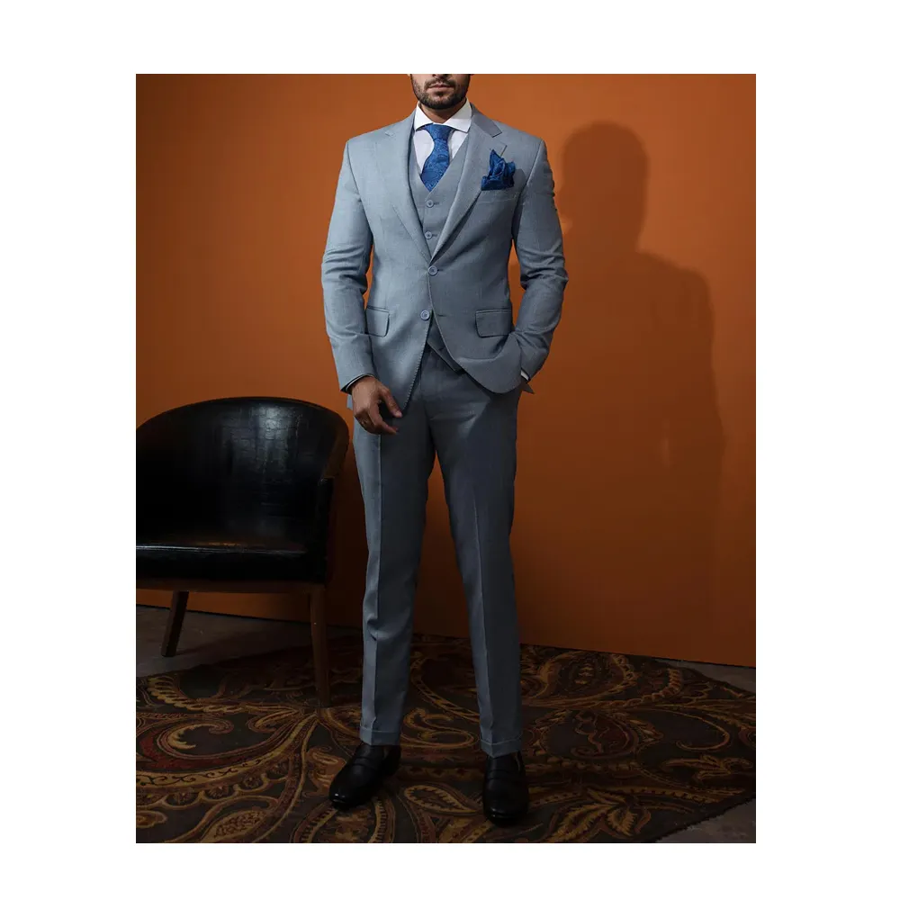 Top quality man formal suit coat pant slim fit man wedding suit set whole sale price men pant coat