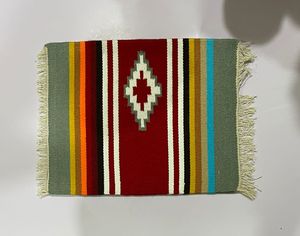 Super Quality 100% Wool Tan Southwest Design Saddle Blanket <b>Wristlet</b> With Magnet Closure & Inside Pocket Bohemian Style Supplier - Product Image 4
