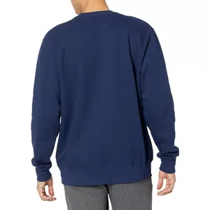 เสื้อสเวตเตอร์คอลูกเรือผ้าคอตตอนเนื้อนุ่มลำลองสำหรับผู้ชายเสื้อแนวสตรีทแวร์ผ้าคอตตอนเนื้อนุ่มน้ำหนักเบา - Product Image 6