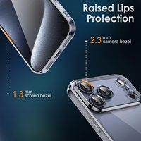 Coque de téléphone transparente antichoc en TPU pour iPhone 17 Pro, compatible avec iPhone 11, 12, 13, 14, 15, 16, 17 Pro Max