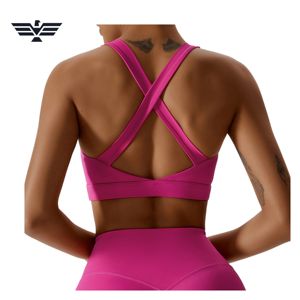 Sujetadores deportivos ligeros de alta calidad 2025 para mujer, alto soporte, secado rápido, transpirable, púrpura, respetuoso con el medio ambiente, directo desde Pakistán - Product Image 2