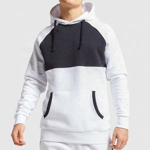 Ropa de calle de alta calidad Sudadera con capucha Ropa de moda Hombre Sudaderas Panelings Estampado de pantalla Sudaderas con capucha Combinación de colores - Product Image 6