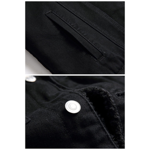Vestes en jean pour hommes élégantes 2026, vêtements décontractés, service OEM, vente en gros, coton de haute qualité, veste en jean personnalisée pour hommes - Product Image 5