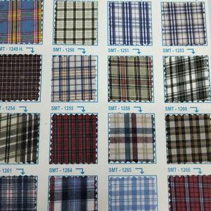 100% bông sợi nhuộm kiểm tra vải cho Đồng phục học sinh-Vật liệu dệt - Product Image 5