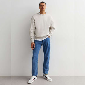 Sudadera Corta de Diseño Urbano para Hombre, Mezcla de Algodón y Felpa, Corte Holgado Informal, Sudadera Corta de Moda Urbana, OEM de Marca Privada - Product Image 1