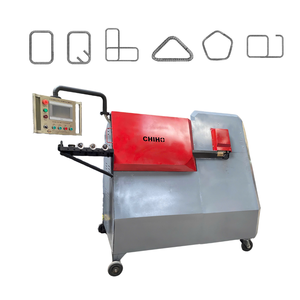 Machine CNC à cintrer les barres d'armature en acier inoxydable automatique certifiée CE 1 an moteur moteur 6-12mm fils d'acier formant l'extrémité de l'enroulement PLC - Product Image 4