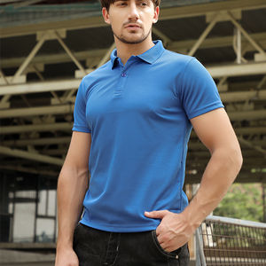 T-shirts polo de golf 100% coton pour hommes, chemises polo brodées à manches courtes, décontractées, personnalisées, à boutons, imprimées en gros - Product Image 1