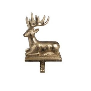 Boutique de cadeaux Porte-bas en fer pour Noël-Ensemble de 2 bas rustiques pour arbre et bonhomme de neige Décoration de manteau - Product Image 5