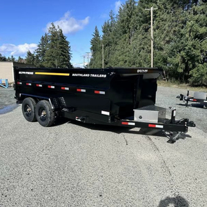 Remolque basculante 7X14 resistente al por mayor con engranaje de sistema hidráulico duradero y componentes del núcleo del motor - Product Image 1