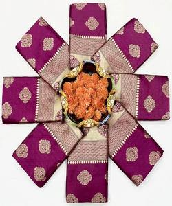 TRENDING SOFT LICHY SOIE JACQUARD TRAVAIL SAREE avec BLOUSE NON COUCHÉE VÊTEMENT DE SOIRÉE MULTI COULEUR RÉCEPTION VÊTEMENT ETHNIQUE VIN - Product Image 2