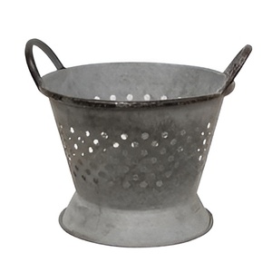 กระชอนสเตนเลสสำหรับล้างผักผลไม้กระชอนโลหะสำหรับงานหนัก - Product Image 2