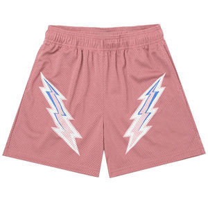 Pantalones cortos deportivos para hombre de algodón 2025 ligeros 100% al por mayor, malla de sublimación personalizada, estilo teñido liso único, servicio OEM - Product Image 6