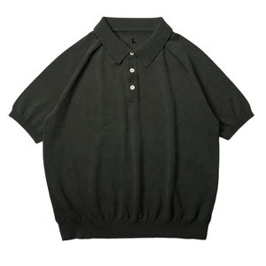 เสื้อโปโลแบบเรียบง่ายคลาสสิกดีไซน์ใหม่ล่าสุดเสื้อโปโลผ้าสูงแบบยาวสั้น - Product Image 1