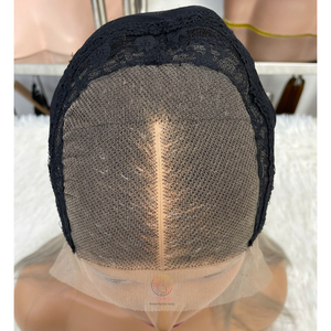 Cabello humano virgen alineado con cutícula barato, peluca larga con cierre frontal de encaje, pelucas de cabello humano sin pegamento vietnamita crudo recto de hueso - Product Image 4