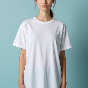 Streetwear imprimé de logo personnalisé de haute qualité T-shirt haut court coupe ample à manches courtes pour femmes - Product Image 2