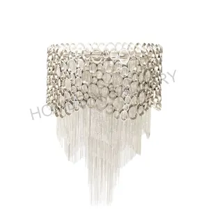 Modern şık Metal ve kristal endüstriyel kolye asılı avize aydınlatma lamba yemek odası dekoratif kristal tavan lambası
