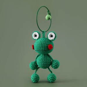Nuevo Llavero de Ganchillo Hecho a Mano, Suave y Adorable, con Diseño de Animal de Hilo Esponjoso, Colgantes de Dibujos Animados, Set de Llaveros Tejidos para Regalos - Product Image 4