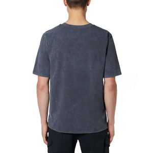 Meilleure fabrication 100% coton de haute qualité tenue décontracté hommes lavage à l'acide T-Shirt nouveauté entièrement personnalisé hommes Vintage t-shirts - Product Image 2