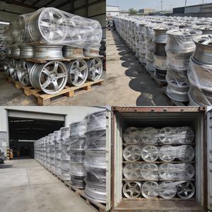 Déchets de jantes en alliage d'aluminium 99% de roues entières pour les marchés mondiaux du recyclage - Product Image 4