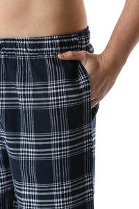 ชุดนอนผ้าฝ้ายผ้าสักหลาดลายสก๊อตสำหรับผู้ชายกางเกงนอนแบบสั่งทำ - Product Image 6