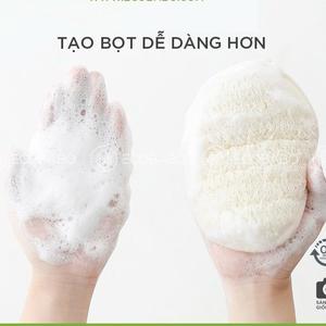 100% éponges et tampons à récurer de bain en loofah en microfibre naturels et biodégradables écologiques du Vietnam - Product Image 2
