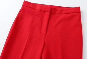 Design <b>Women</b> Summer Pant Leg Slit Straight Tube Pants Vintage High Waist Female <b>Trousers</b> - Product Image 4